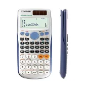 CTIFREE CT 991ES Plus Scientific Calculator 417 Function 2 Line 10+2 Digits Written Display Solar Scientific Calculator