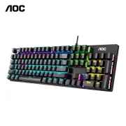 AOC GK410 Mechanical Keyboard Wired Blue Switch Red Switch Gaming Full Key