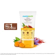 Mamaearth Ubtan Natural Glow Face Wash With Turmeric & Saffron For Tan Removal