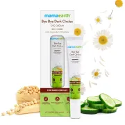 Mamaearth Bye Bye Dark Circle Eye Cream With Cucumber & Peptide For Dark Circles |Nourishes Undereye