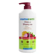 Mamaearth Onion Shampoo for Anti Hair Fall & Hair Growth with Onion Oil & Plant Keratin 1 Ltr