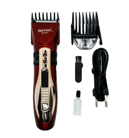 Gemei  Gm-6051 Rechargeable Hair & Bead Trimmer