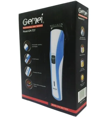 Gemei  Gm-737 Rechargeable Hair & Beard Trimmer