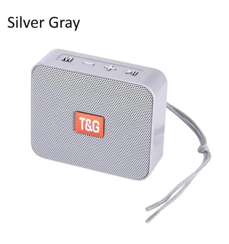Tg166 Square Mini Portable Bluetooth Speaker Wireless V5.0 500Mah Fm Usb Tf Aux