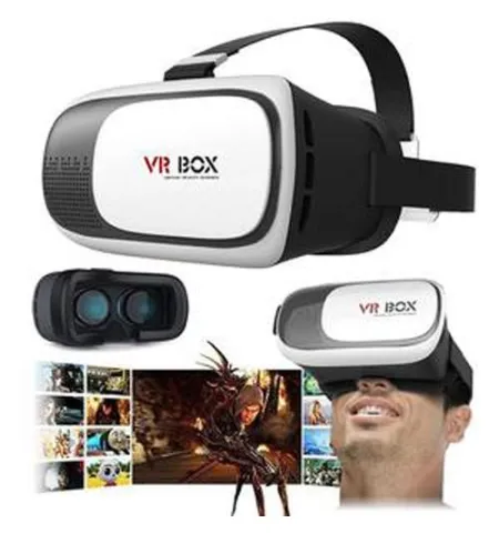 Vr Box 2.0 Virtual Reality 3D Glasses With Adjustable Cardboard For 4-6 Inches Smartphones