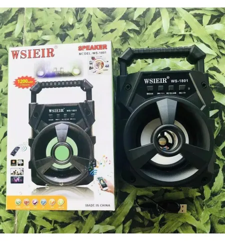 Zyg-518 Portable Wireless Bluetooth Speaker - Black