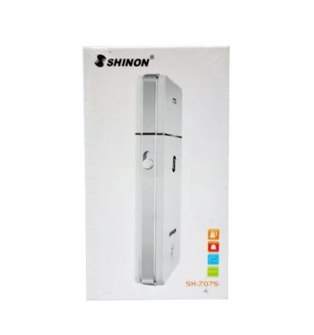 Shinon SH-7076 Electric Shaver Cordless Electric Shaver (Silver)