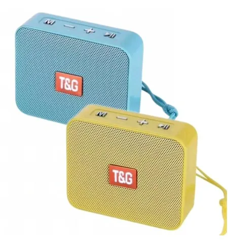 Tg166 Square Mini Portable Bluetooth Speaker Wireless V5.0 500Mah Fm Usb Tf Aux
