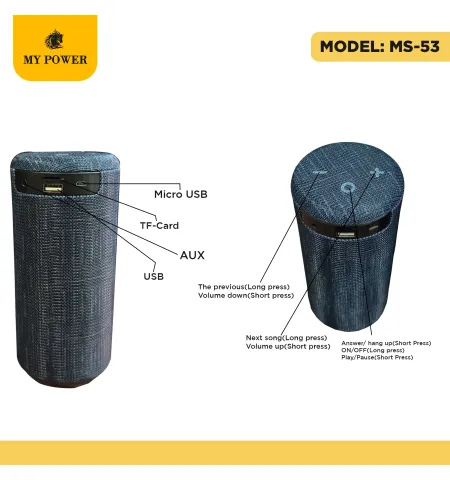 My Power Bt Speaker Ms-53