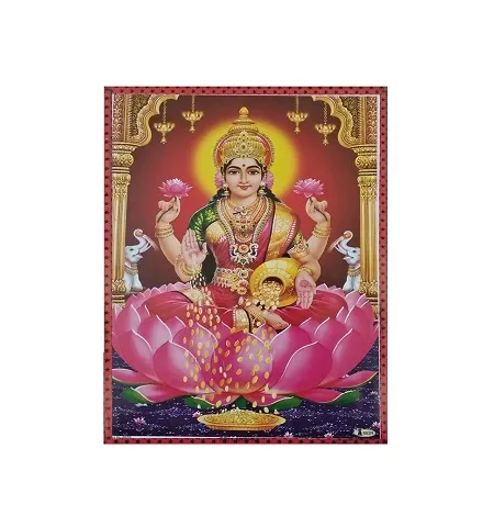 Puja Samagari:-Laxmi Photo Dimesion:-6.5"*1.5*10"