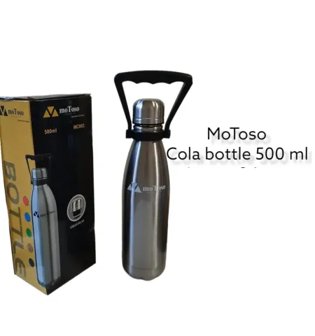 Motoso Cola Bottle Thermos Stainless Steel Slim Hot and Cold Water Bottle Flask 500 ML