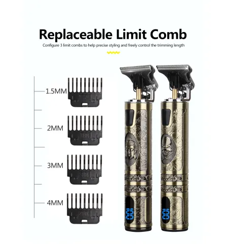 electric Hair Barber cortador de pelo T9 vintage trimmer Barber cut machine electric hair cutter T blade hair trimmer