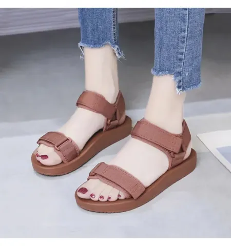 Outdoor Flat Sandals 2023 Summer Platform Sports Sandals Soft Comfortable Roman Sandals For Women Beach Shoes