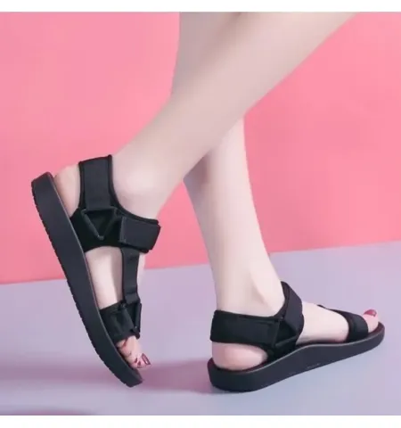 Outdoor Flat Sandals 2023 Summer Platform Sports Sandals Soft Comfortable Roman Sandals For Women Beach Shoes