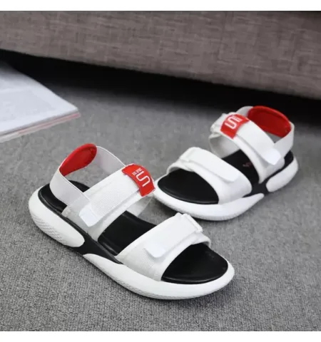 New Summer Heel Platform Women Sandals Fashion Letters Hook & Loop Mesh - Fashion | Women's Footwear |