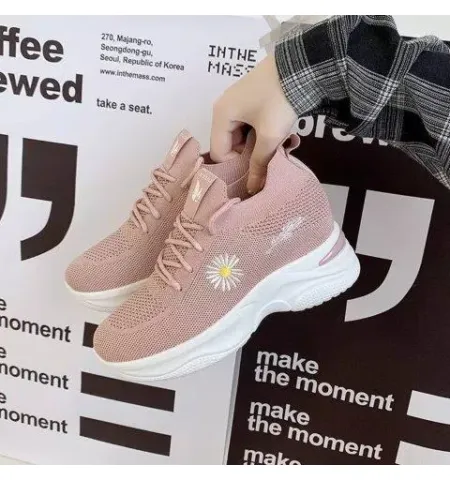 Luxurious Newborn Breathable Popular Platform Sneakers For Women's - 1FAB