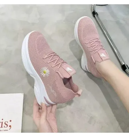 Luxurious Newborn Breathable Popular Platform Sneakers For Women's - 1FAB