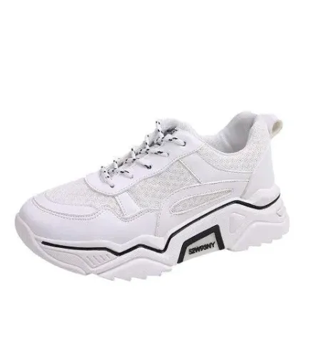 Fabulous Lace-Up Casual Sneakers For Women ( M-2 )