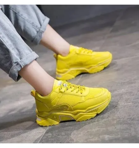 Fabulous Women Spring Autumn Leather Walking Shoes Breathable Lace Up Fashion Shoes ( Genuine ) - Fashion |