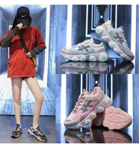 Amazing Newborn Breathable Popular Platform Sneakers For Women's ( B-3)) - Fashion | Women's Footwear |