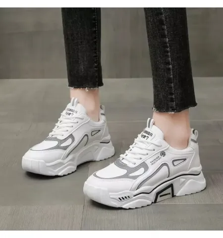 Newborn Breathable Popular Platform Sneakers For Women's ( Pretty )