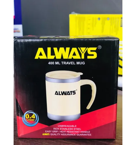 ALWAYS Travel Vacuum Mug - 0.4L - AL-5122