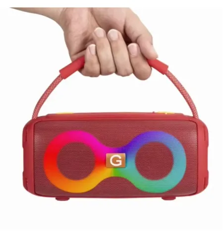 ET-312 Bluetooth, AUX, USB, SD Card & FM Radio Supported Hi-Fi Sound Colorful RGB Lighting Party Bass Speaker