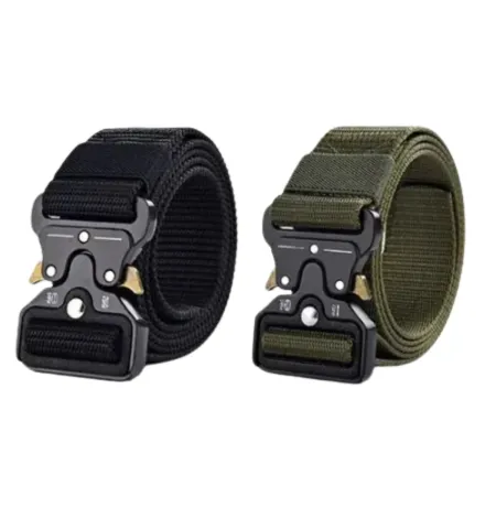 Quick Release Military Army Belt [Combo of 3]