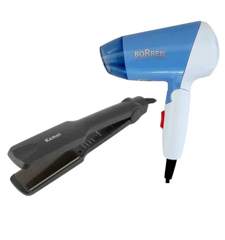 Hair Dryer & Straightener Combo