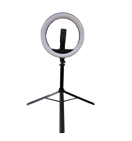 NeePho NP-L16 Stainless Steel Ring Light with Tripod, 3 Color Temperature Modes, Remote Control, 360Â° Rotation, Extendable Selfie Stick Stand