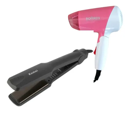 Hair Dryer & Straightener Combo