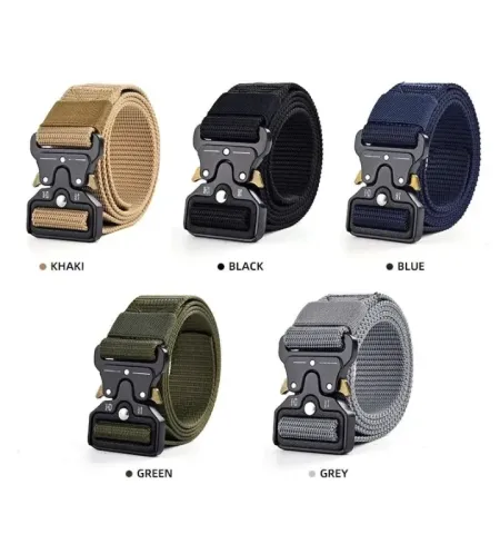 Quick Release Military Army Belt [Combo of 3]
