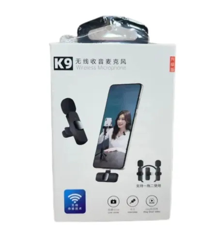 NeePho NP-L14 Ring Light & K9  Dual MIC Wireless Professional Microphone Combo