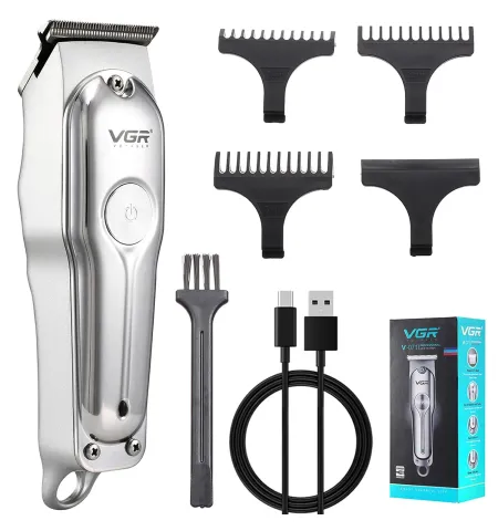 Rechargeable  VGR 071 Hair Clipper Beard Trimmer Kit for Men Cordless Hair Mustache Trimmer Hair Cutting Groomer Kit with Type C Charging Port