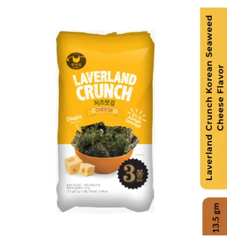 Laverland Crunch Korean Seaweed Cheese Flavor, 13.5gm