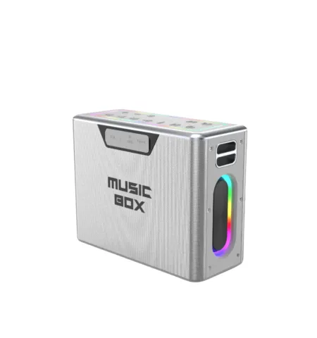 HiFuture Music Box | TWS Karaoke Bluetooth Speaker | 100W Output | Built-In-Powerbank | RGB Lighting | Portable Design |