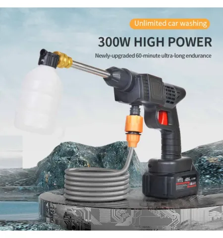 Water Gun Hose Nozzle Car Washer Garden Watering Cordless Pressure Washer Pro/car Washing Gun High Pressure Water Gun