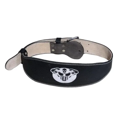 Adjustable Leather Weight Lifting Waist Padded Support Gym Belt One Size Fits All