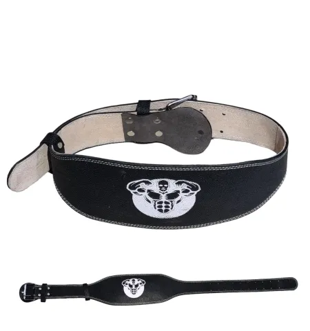 Adjustable Leather Weight Lifting Waist Padded Support Gym Belt One Size Fits All