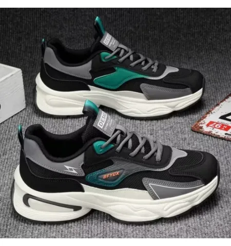 Men's Breathable Sports Shoes Custom Mesh Lining Outdoor Sports Fashion Walking Casual Shoes.
