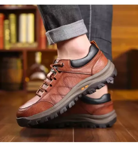 Leather Men Shoes Luxury Brand England Trend Casual Shoes Men Sneakers Italian Breathable Leisure Male Footwear Chaussure Homme