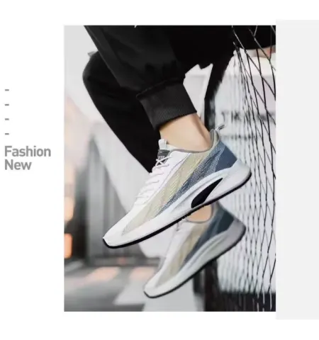 Men's Casual Walking Shoes Summer Style Factory Supports Custom Soft and Breathable Sneakers Design