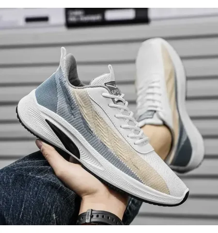Men's Casual Walking Shoes Summer Style Factory Supports Custom Soft and Breathable Sneakers Design