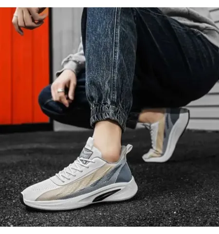 Men's Casual Walking Shoes Summer Style Factory Supports Custom Soft and Breathable Sneakers Design