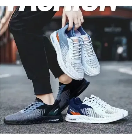 Spring Breathable Sports Running Shoes for Men's Fashion Trend Casual Men's Shoes