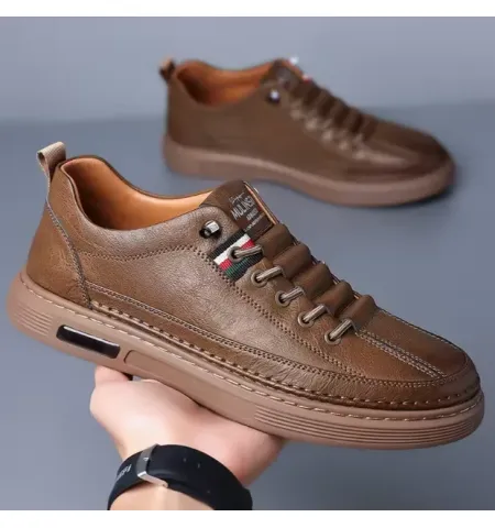 Men's Board Shoes | Fashion Black and White Male Casual Walking Footwear