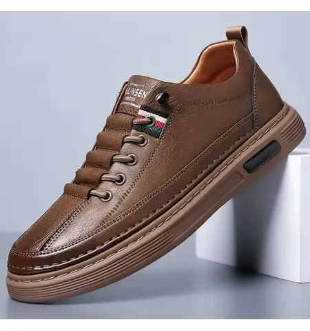 Men's Board Shoes | Fashion Black and White Male Casual Walking Footwear