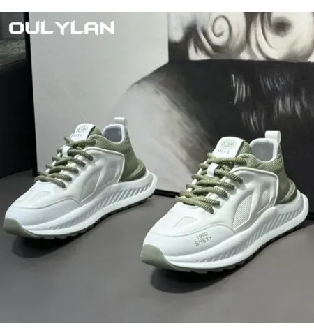 Hot Selling Men's Sneakers High Quality Casual Sports Shoes with Breathable Mesh Lining Rubber Sole