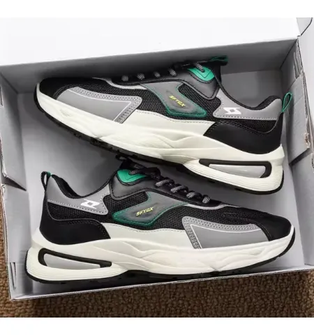 Men's Breathable Sports Shoes Custom Mesh Lining Outdoor Sports Fashion Walking Casual Shoes.