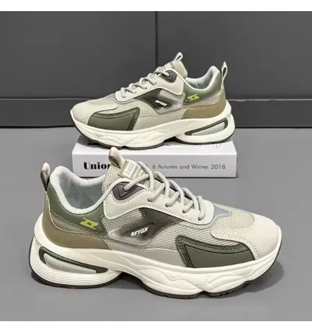 Men's Breathable Sports Shoes Custom Mesh Lining Outdoor Sports Fashion Walking Casual Shoes.